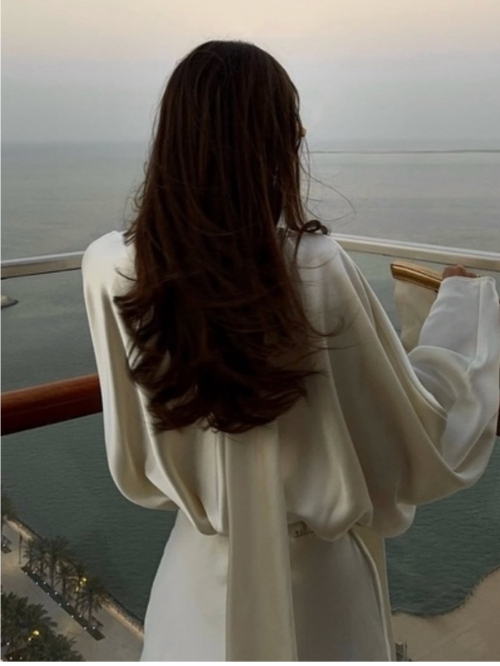 Zara Cream Satin High-Neck Mini Dress - Picture 9 of 11